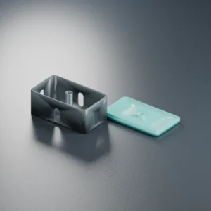 Pudełko na kable — Desk Compact — wizualizacja rzeczywistego modelu 3D